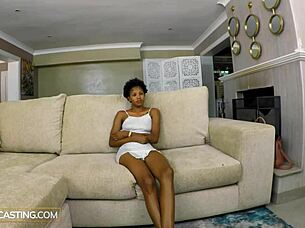 wanna see 18yo ebony slut ride bbc at casting debut?