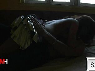 Urmila Chawla's uncut Indian outdoor flashing tease