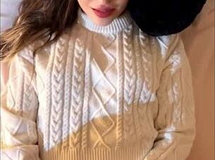 petite young cutie begs for hardcore cumshot creampie