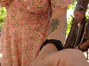 outdoor woods sex with cute girl just met