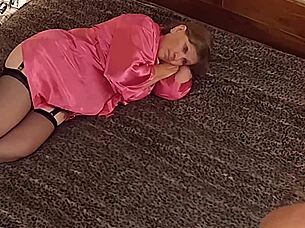 granny black widow slut deepthroats fat black cock in cosplay hardcore