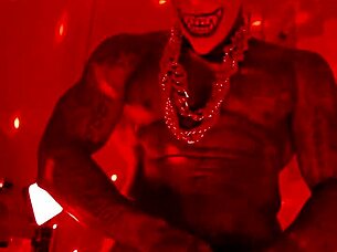 hallelujah johnson worships massive black hairy cock