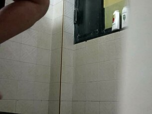 voyeur films curvy hairy pussy in home toilet