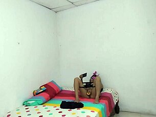 hey hubby left me horny so i filmed my hot vagina masturbation on phone