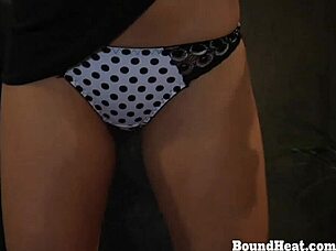 Whip Cracks Open Submissive Slave For Mistress Fingering