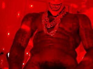 hallelujah johnson worships massive black hairy cock