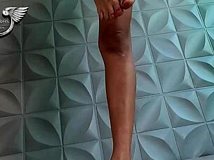 Watch me swap dirty panties with Latina friends from below