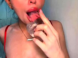 horny british coed slut squirts on toys webcam girlfriend style