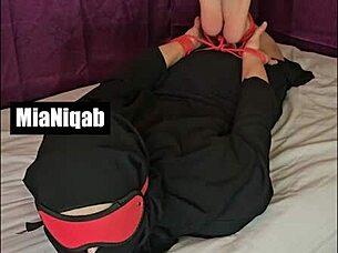 mia niqab rides toys licks balls in wild compilation