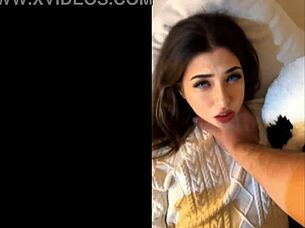 petite young cutie begs for hardcore cumshot creampie