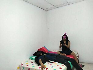 hey hubby left me horny so i filmed my hot vagina masturbation on phone