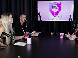 marina karam bruna sheer red lingerie cast