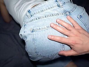 roommate's boyfriend pounds me hard real orgasm cheating