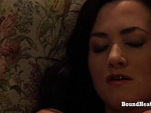 Whip Cracks Open Submissive Slave For Mistress Fingering