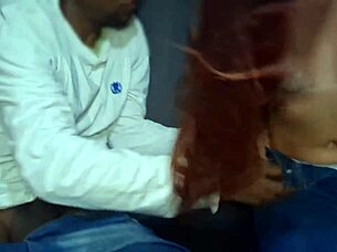 horny rideshare driver spots hung guy masturbating in back seat car