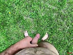 kicking off 2024 with first outdoor masturbation thrill