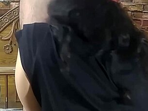 real indian married couple celebrates wedding with passionate bedroom sex