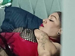 Hidden cam catches my sister-in-law masturbating her tight ass until squirting orgasm wanna join?