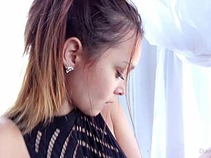 karina baru teases her huge toy friend intimately