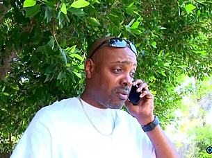 Black Babe's Natural Tits Bounce As BBC Pounds Shaved Pussy