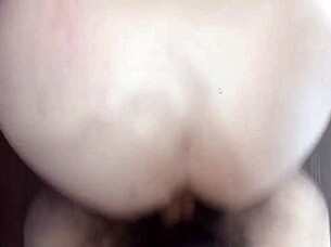 curvy latina's huge ass bent over for massive cock pounding