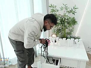 Pornstar Eva Perez's wild 4-guy anal DAP frenzy