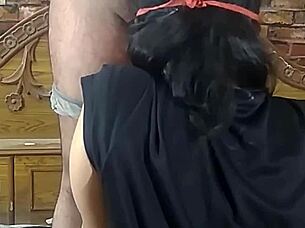 real indian married couple celebrates wedding with passionate bedroom sex