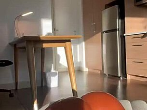 throbbing dick strokes toy to massive orgasm gently