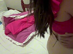 hot brazilian wife shakes beautiful skinny ass on cock see through workout