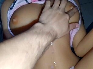 cum blasting teacher's fat tits crazy!