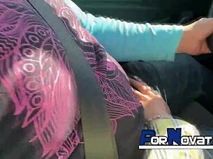 young mexican newbie flaunts huge tits and plump ass in outdoor casting