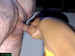 marianna sucks hard then gulps cum after fuck