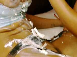 Jasmine And Leila Tease Lick And Toy In Messy Lesbian Lingerie Play