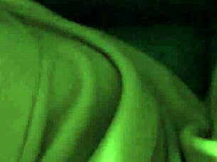 busty latina grabs my cock for hot sofa handjob