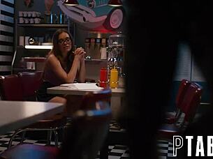 katie kush sucks tommy pistol's cock to save family biz taboo pov