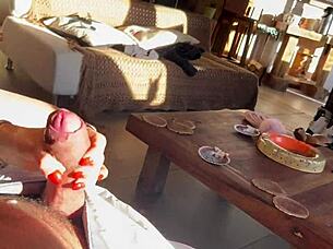 stroke till i cum in her mouth cat bate