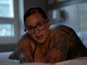 Santana Red's Juicy Latina Redhead Ass Shakes With Huge Tattoo Bounce