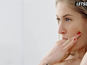 petite babe teases vibrator moan for admirer passionately