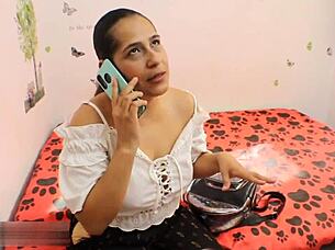 Horny neighbor fulfills creampie fantasy in passionate vaginal fuck