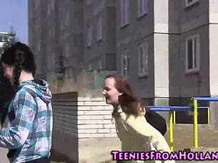 petite brunette teen les fingering snatch play 😘