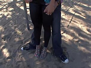 Skinny teen's shaved pussy and ass wrecked by monster cock toys cumshot