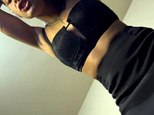 my fave cuck loves being my ashtray while i tease tits