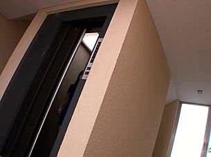 japanese housewife feels the rush of cheating creampie in sheer nylon pantyhose