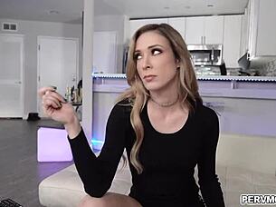 lexi lore catches stepmom slurping stepbro's huge cock