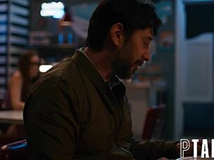 katie kush sucks tommy pistol's cock to save family biz taboo pov