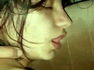 Small latina teen chick with tight natural tits