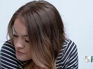 Security Guard Records Hidden Cam Shoplifter Teen Banging Hard