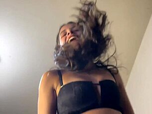 my fave cuck loves being my ashtray while i tease tits