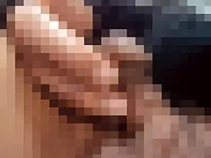 watch this beautiful masked ladyboy masturbate her ass while crossdressing on cam?