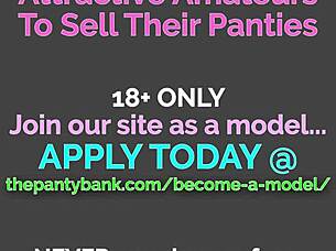 Barely legal tiny shy 18+ teen flashes puffy pussy panties